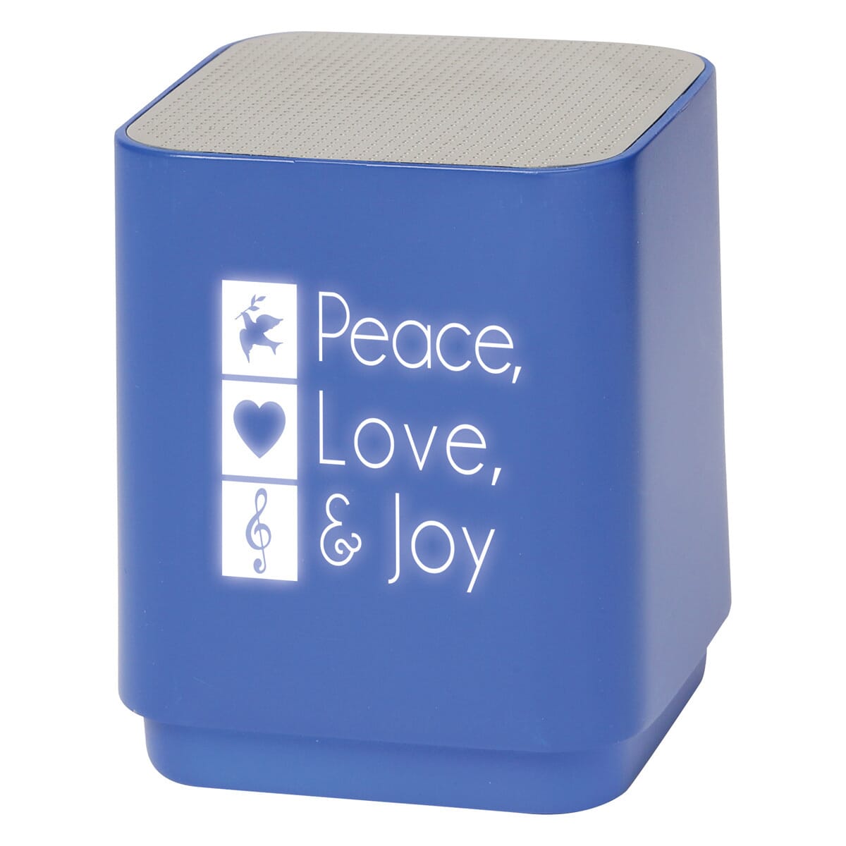 Bluetooth speaker with holiday imprint